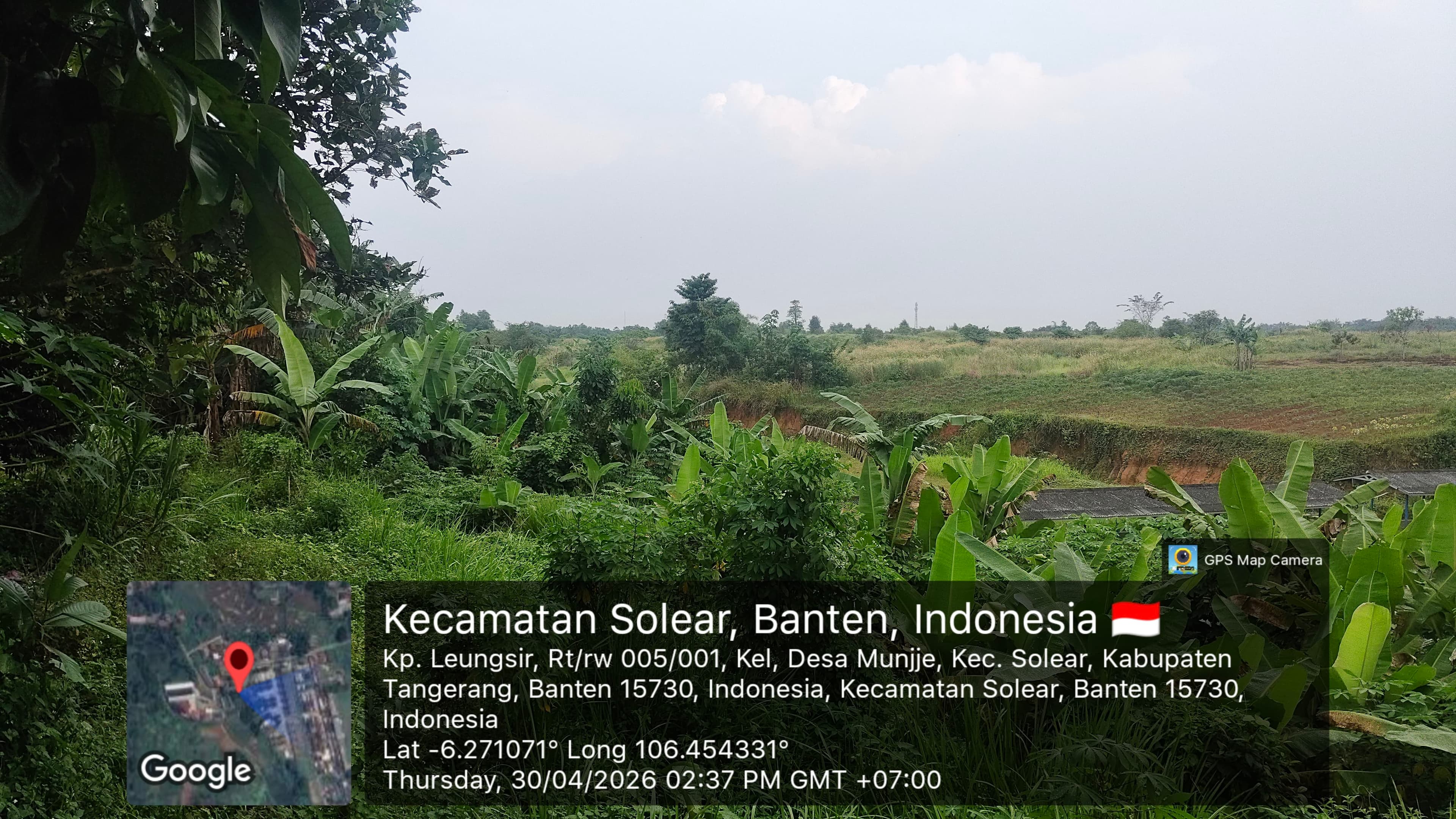 Tanah 42.5 Ha SHM Desa Munjul Solear Tigaraksa
